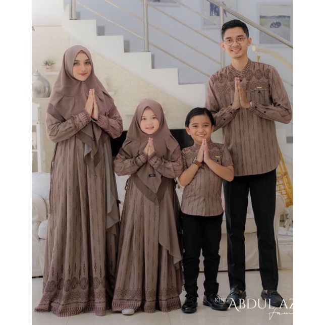 Ready ✅ King Abdul Aziz by Dienna ✔️ COD ✔️ Sarimbit keluarga || Dress Mom