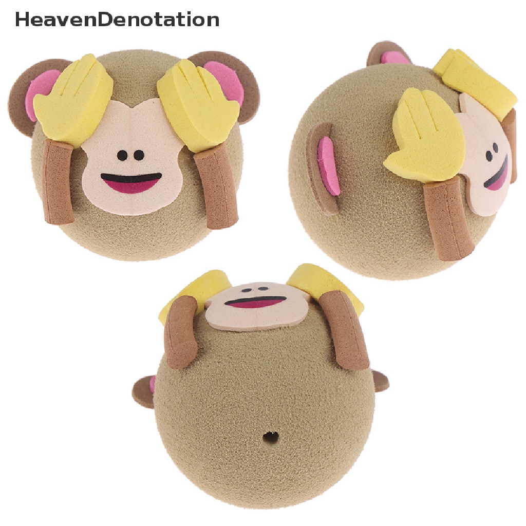 [HeavenDenotation] 1Pc Cute monkey car suv antenna pen topper aerial EVA ball decor toy gift