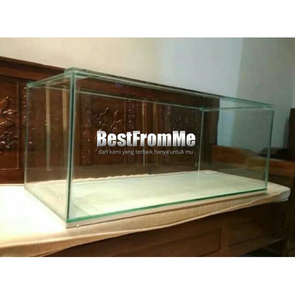 disini aja Aquarium akuarium custom ukuran 120x50x50 cm 120 x 50 x 50 kaca 8 mm stok terbatas