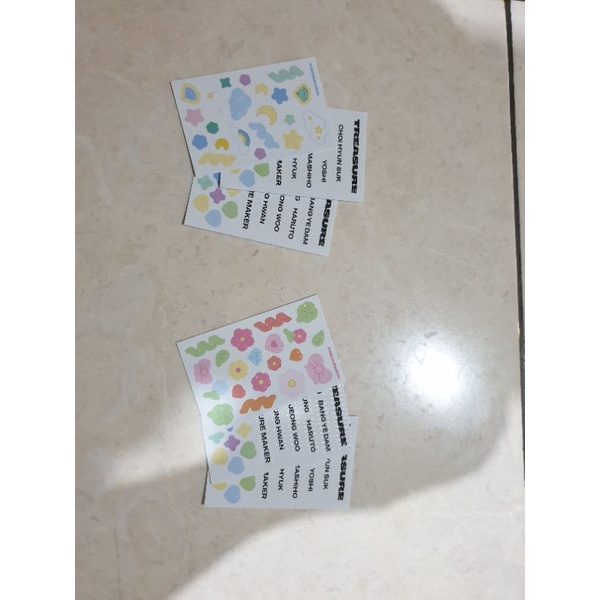 STICKER MD POP UP TREASURE JIKJIN THESAMEE SET