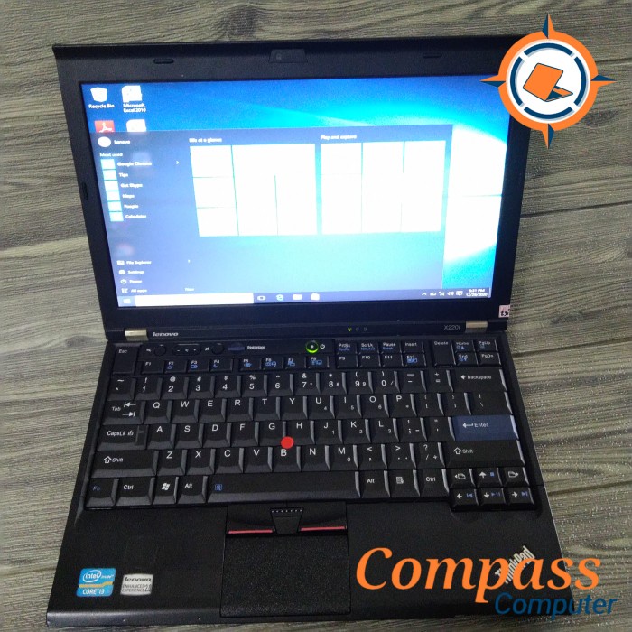 [ Laptop Second / Bekas ] Laptop Murah X220 I3 Lenovo Notebook / Netbook