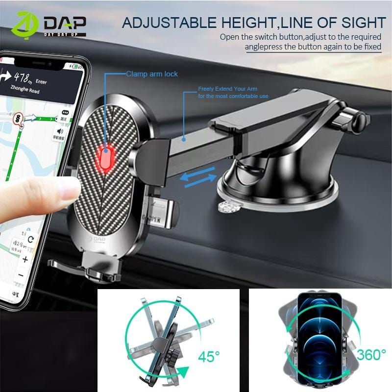 Universal Car Holder DAP  D-CZ9 360 Rotable For Smartphone Car Stand Holder