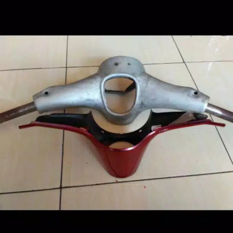 Stang honda C70-batok stang C70 komplit-stang atas C70-batok bawah