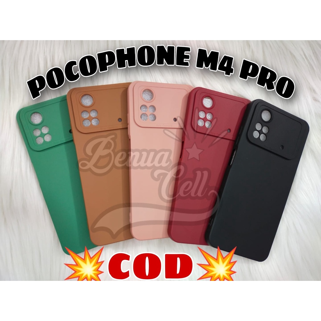 POCO M4 PRO CASE MACARON PRO KAMERA SOFTCASE PRO KAMERA POCOPHPONE M4 PRO - BC