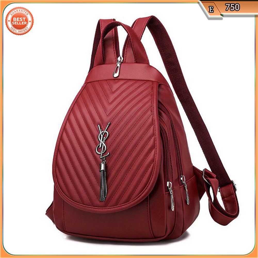 ⏩TBS⏪ L 1004 | B 2745 | 750 (1KG BISA 2PCS) TAS RANSEL YSL MODIS WANITA BRANDED FASHION BATAM IMPORT