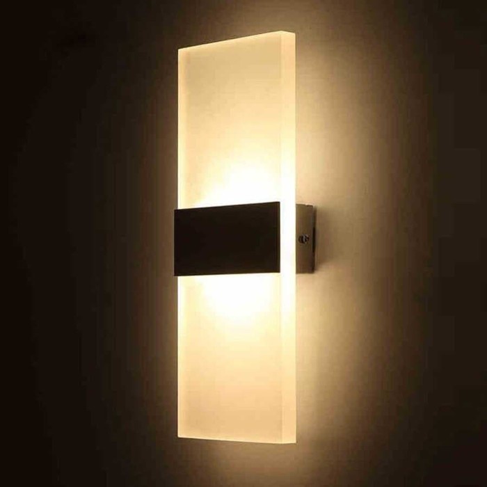 TaffLED Lampu Hias Dinding Taman LED 3W Warm White - F0011