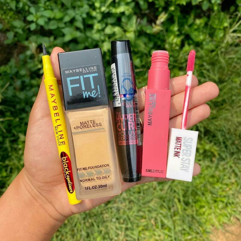 Paket maybelline fit me /paket seserahan/paket belajar make up pemula