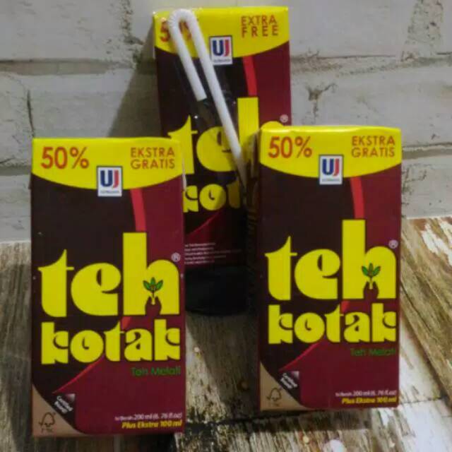 

Teh kotak 200ml + extra 100ml