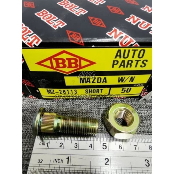 Baut roda ford ranger mazda bt50 pendek asli japan