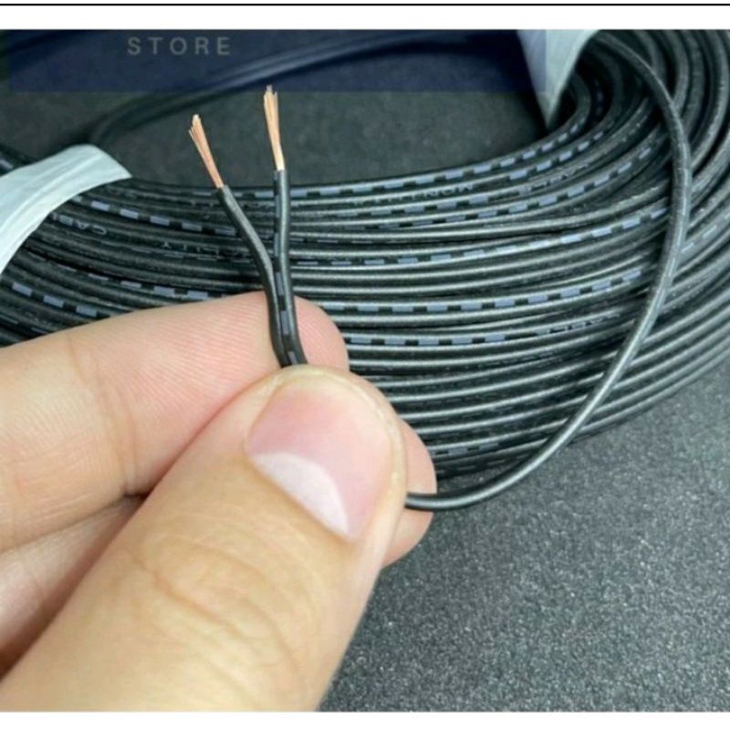 kabel awg 2 jalur 2x18 aksesoris motor mobil truk dan bus