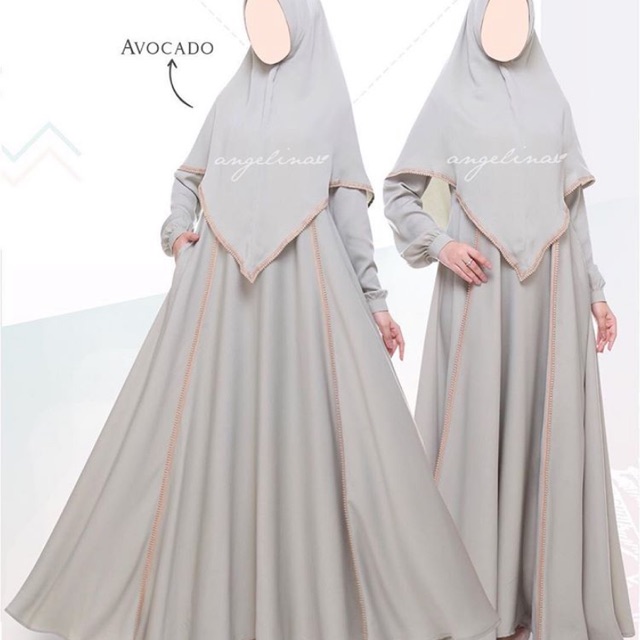 Atelier Angelina HamHa Hamidah Dress Hasna Khimar