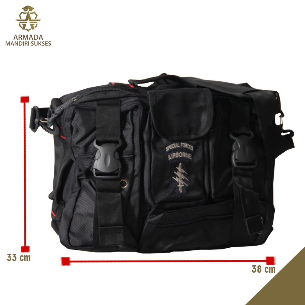 Tas Selempang Multi Logo Airborne - Sling Bag Multi Logo Airborne