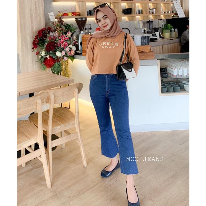 Celana Jeans Wanita Terbaru- Cutbray Evelyn - Celana Wanita - SZ 27-34