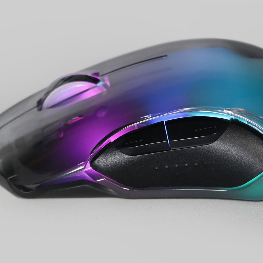 Rexus Bara X17 - Crystal RGB Macro Gaming Mouse