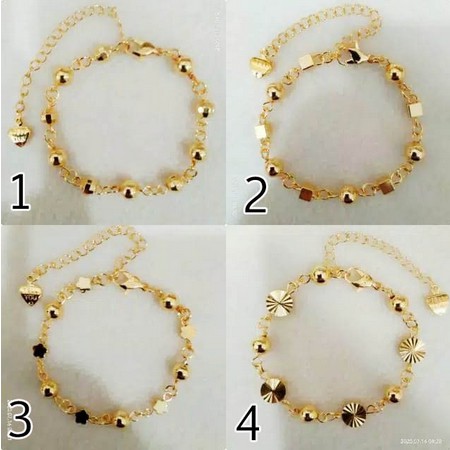 Gelang Tangan Dewasa Gold, Perhiasan XUPING Mewah Gelang Tangan Cewe ABG