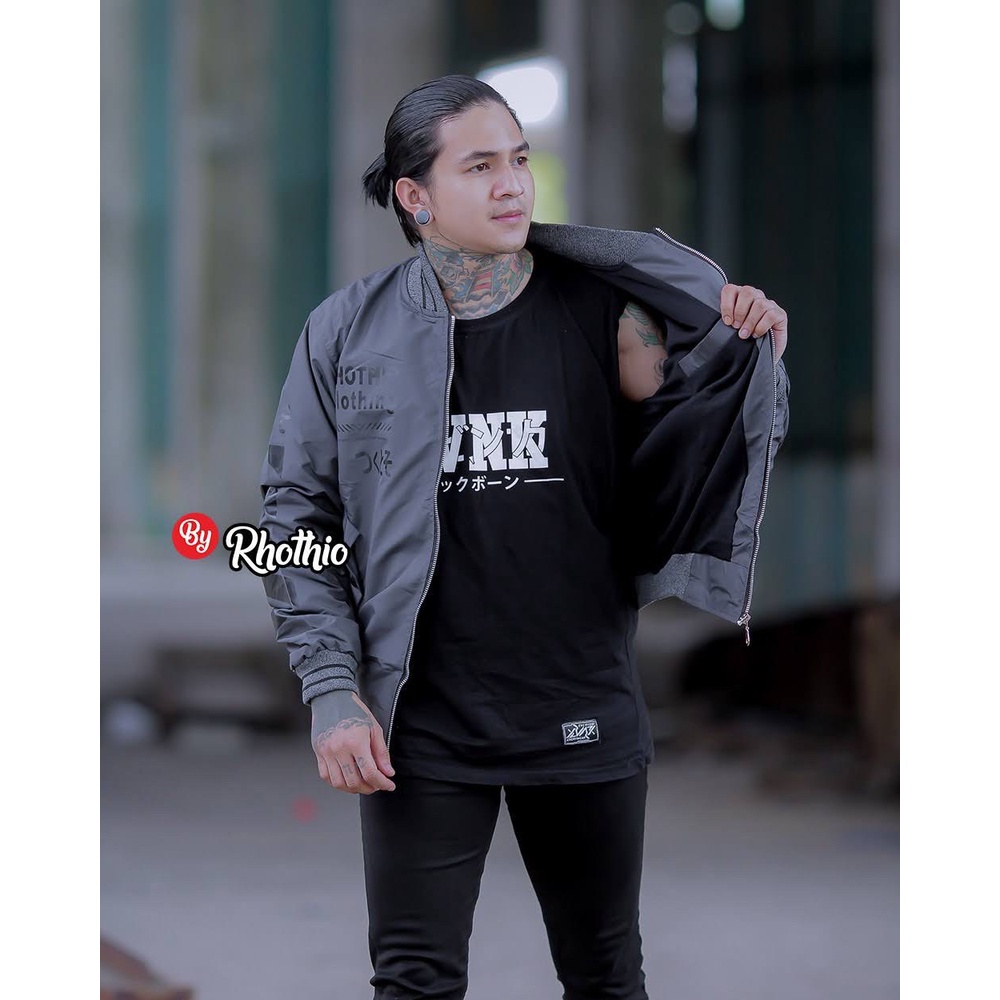 JD - JAKET MOTOR PRIA TERBARU / JAKET BOMBER BASEBALL PRIA PREMIUM PARASUT ANTI AIR &amp; ANTI ANGIN WATERPROOF WINDPROOF ORIGINAL