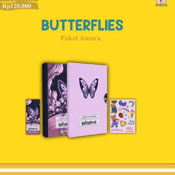 (MURAH) Ready Stock Paket Amara Buku Butterflies | Penulis ALE [ALESACAKES]