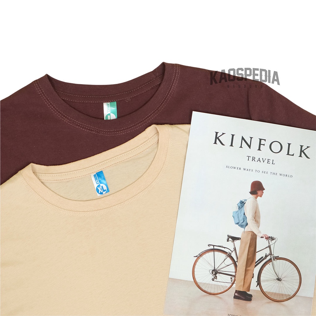 KAOS POLOS COTTON COMBED 30S LENGAN PENDEK PRIA WANITA-1