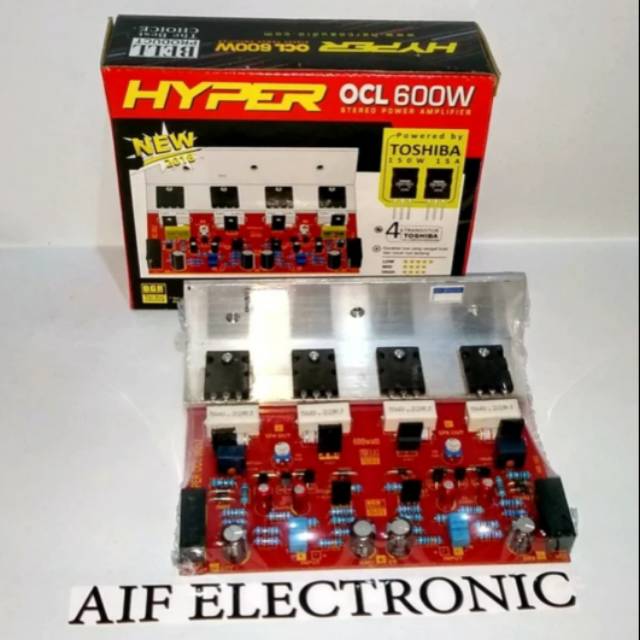 Kit Power Amplifier HYPER OCL 600W stereo