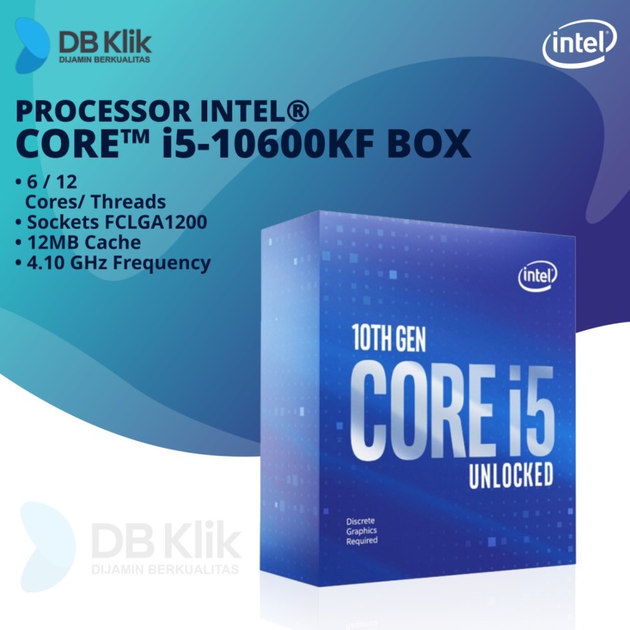 Processor Intel Core I5-10600KF Box 4.10GHz LGA1200 (Intel I5 10600KF)