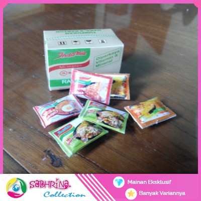Miniatur Mie Instan + Dus Mie