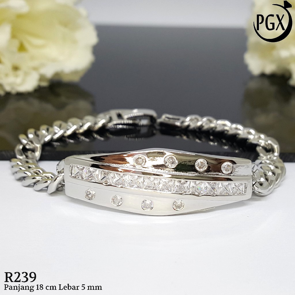 PGX Gelang Tangan Xuping Wanita Perhiasan Lapis Emas Aksesoris Fashion Premium - R239