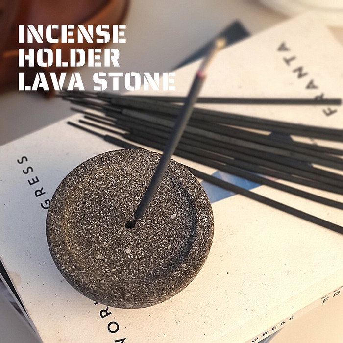 Leolle Lava stone incense holder (ZDIHBM01)