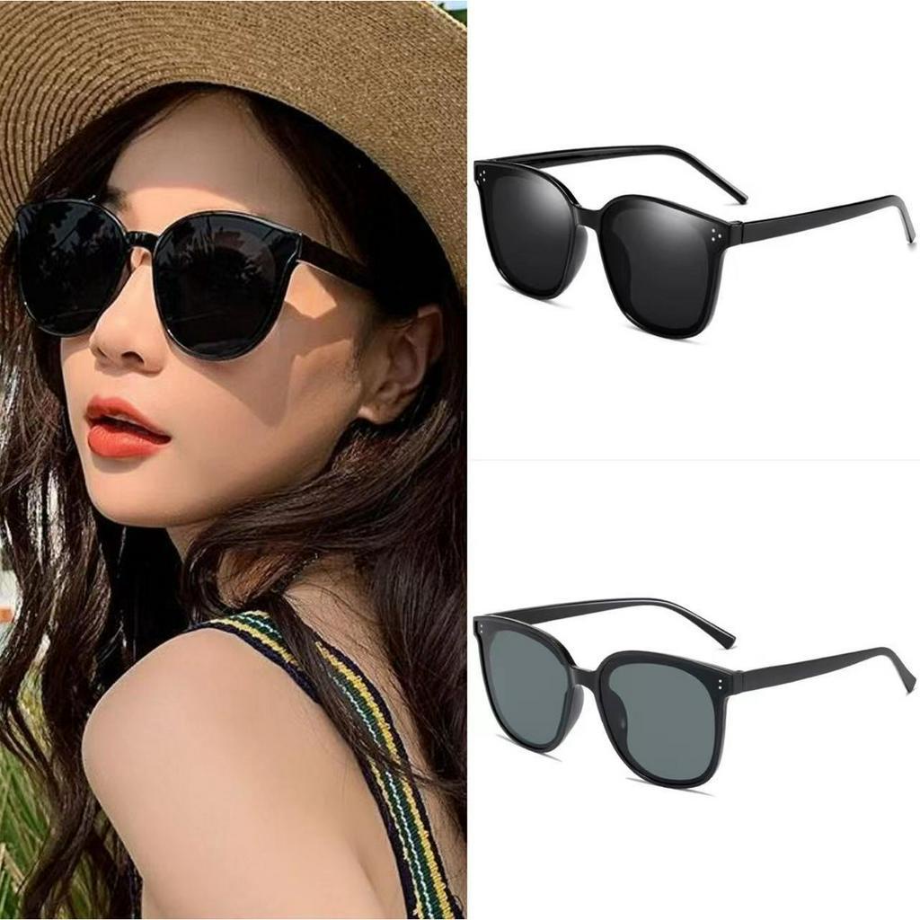 Kacamata Kotak Hitam Korean Fashion Sunglassess Wanita/Pria Unisex - SG