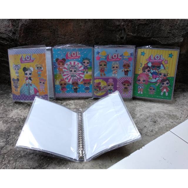 

Map binder / binder loose leaf / map organizer ukuran A5 / 20 lubang karakter LOL