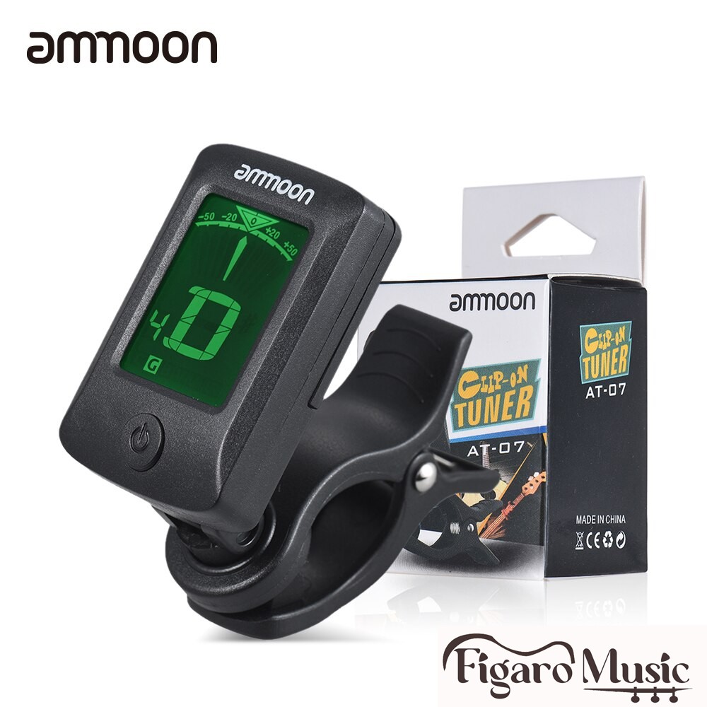 Tuner Gitar/Biola/Ukulele/Bass - ammoon AT-07 - Digital