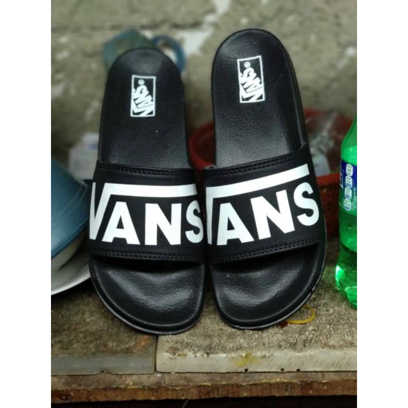 Sandal Vans Premium, Sandal pria/wanita slide, Sandal vans Checkerboard, Sandal Slide Vans