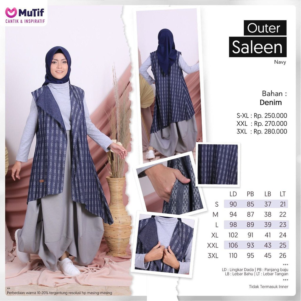 Outer MUTIF SALEEN Denim || Mutif Damoza Upmore