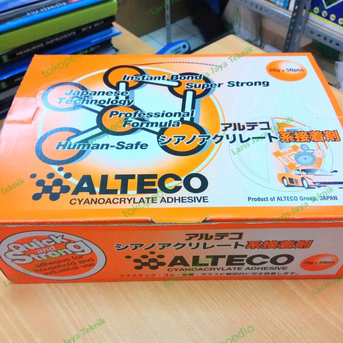 ALTECO Lem D 20gr 1 BOX (50 botol) (ASLI) Jepang