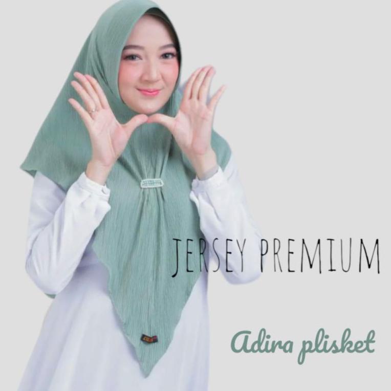 Lrt31au22ᶻ ‑ (Assyfa Hijab) ADIRA PLISKET jilbab instan jersey premiumjilbab instan pet plisket paye