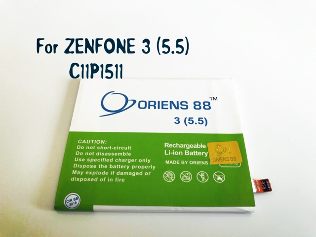 (P) Baterai batre battery zenfone 3(5.5) C11P1511 double power/IC ORIENS88