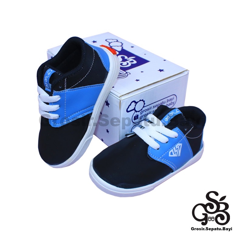 sepatu sneakers anak sepatu anak laki laki sepatu anak perempuan model casual PHOENIX kids HITAM polos ringan fleksibel &amp; Anti Slip