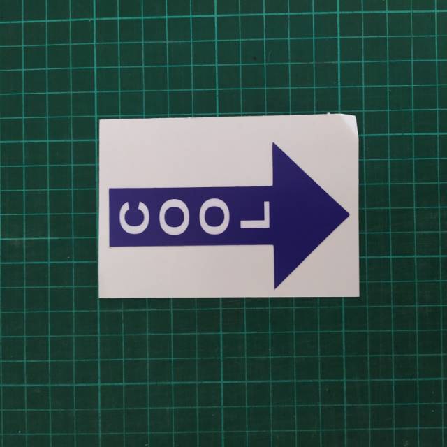 

Stiker tanda panah COOL