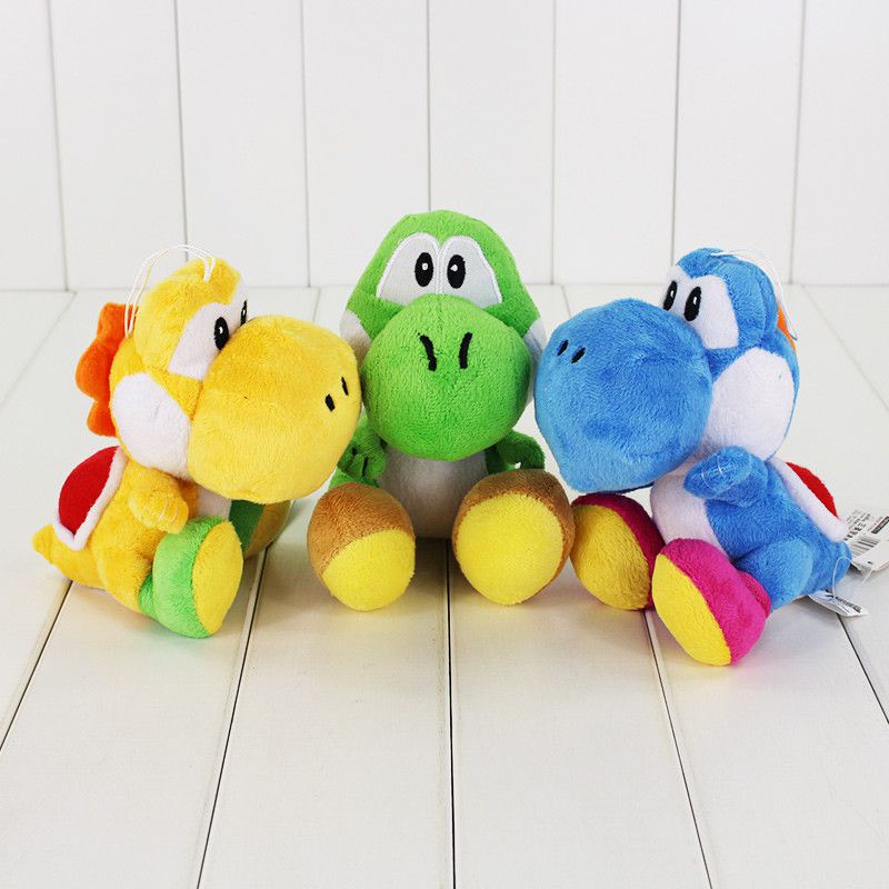 18cm Mario Super Bros Mewah Yoshi Joeut Boneka Boneka Hadiah Liontin Lembut