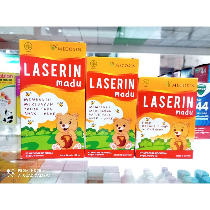 

Laserin Madu 30, 60, 100ml / Obat Batuk Herbal / Masuk Angin