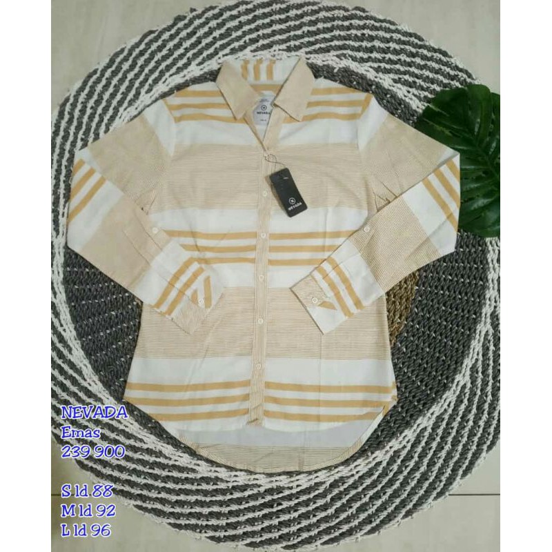 FILLYS : KEMEJA NEVADA ORI ORIGINAL BRAND MATAHARI RAMAYANA SIZE SML XL WANITA LADYS