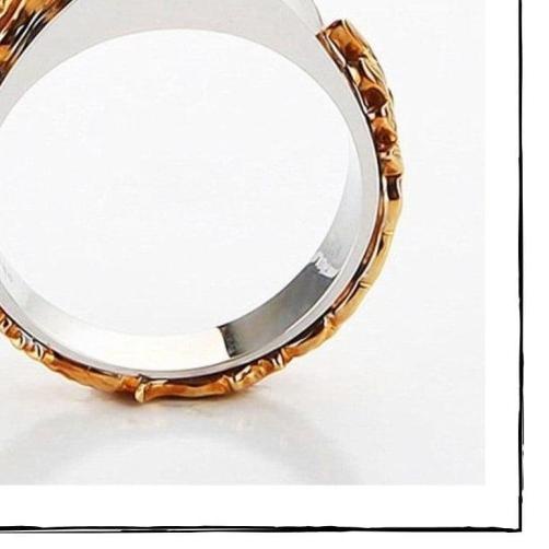 ➻ Cincin Titanium Naga Pria Wanita / Cincin Pria Wanita Motif Naga ☊