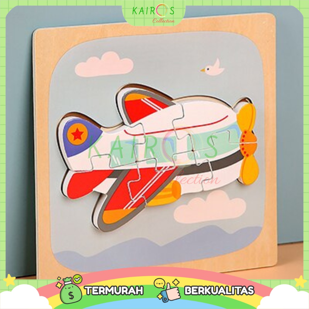 Puzzle Timbul 3D Premium Montesori Puzzle Kayu Timbul Montesory Puzzle Timbul Anak