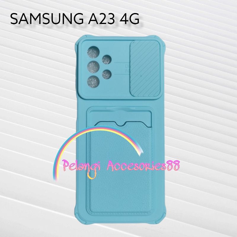 CASE SAMSUNG A23 4G / A23 5G SOFTCASE SLEDING WARNA WARNI