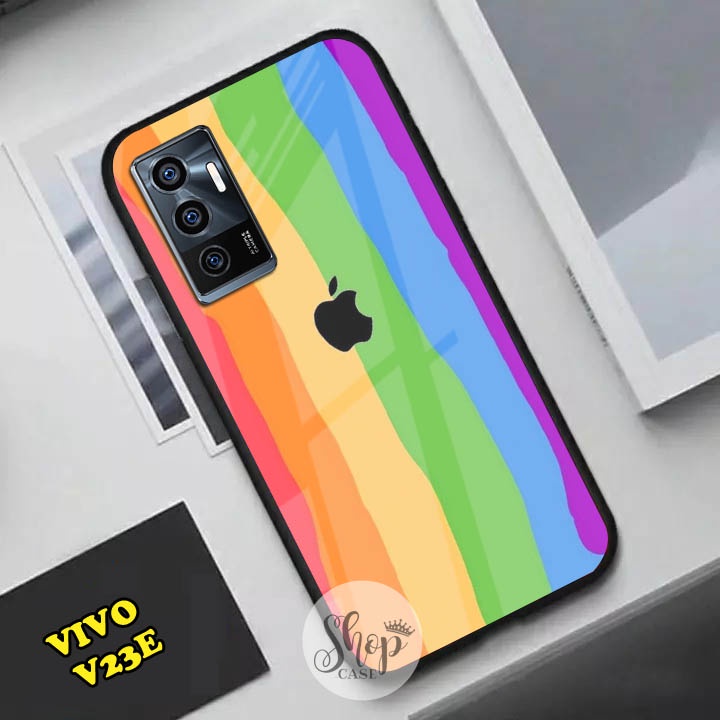 Softcase Glass Vivo V23e - Case Vivo V23e - Case Lucu - case Vivo V23e - kesing Vivo V23e - softcase