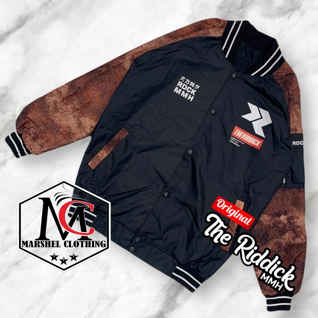 RCL - JAKET BOMBER BASEBALL VARSITY PARASIT ORIGINAL THE RIDDICK / JAKET BOMBER PRIA TERLARIS