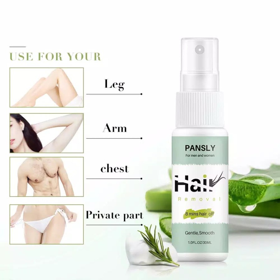 PENGHILANG BULU KETIAK KAKI RAMBUT KEMALUAN KETEK PERONTOK PERMANEN PERMANENT HAIR REMOVAL SPRAY ORI