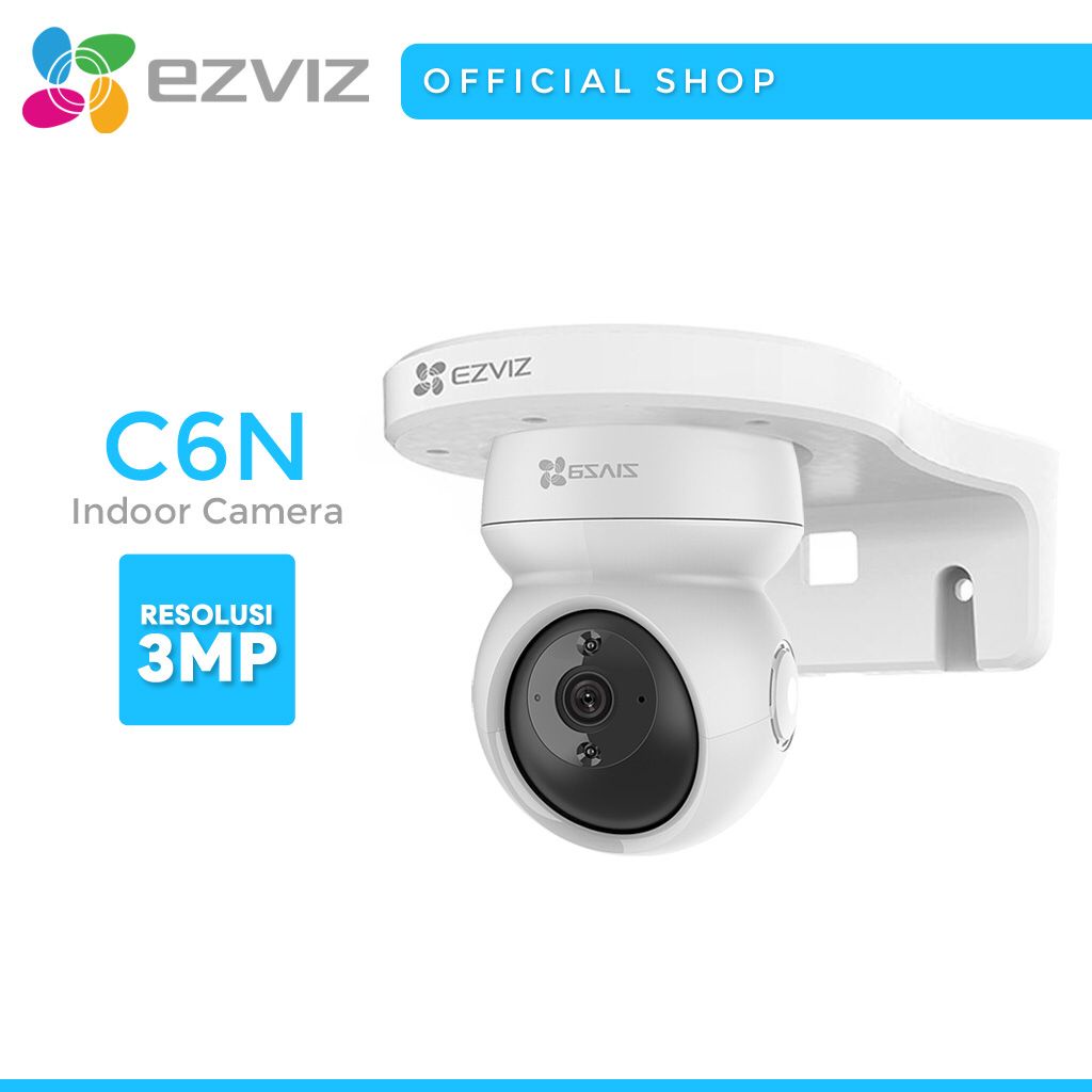 Jual EZVIZ C6N 3MP Bundle Wall Mount - Smart Wifi & Port RJ45 Pan ...