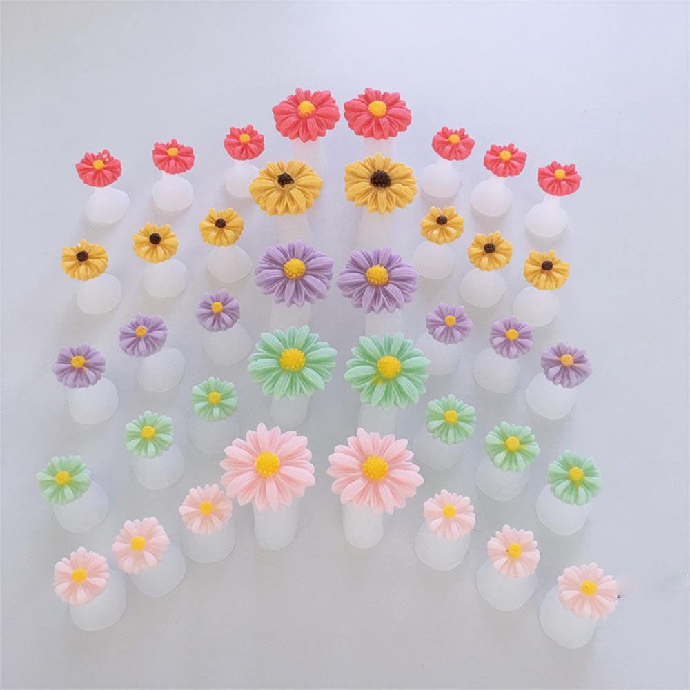 R-flower 8pcs Pemisah Jari Kaki Alat Perawatan Kaki Flower Nyaman Pedicure