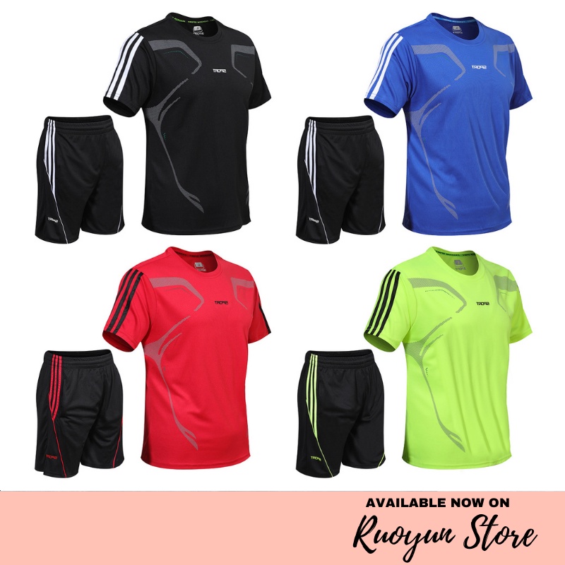 RYX - Vibe Light Baju dan Celana Set Sportswear Pria Fashion Casual - Ori Import