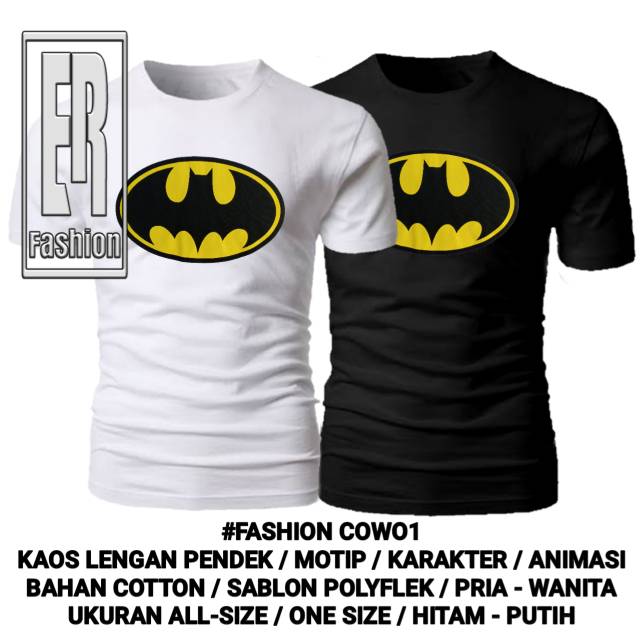 KAOS BAJU OBLONG LENGAN PENDEK MOTIP GAMBAR TOKOH KARAKTER  PRIA WANITA